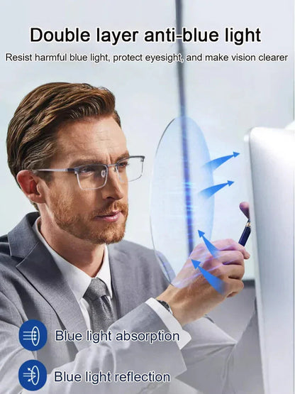 🎁Hot Sale🔥👓Ultra Light Anti Blue Presbyopic Glasses✨🔥🔥